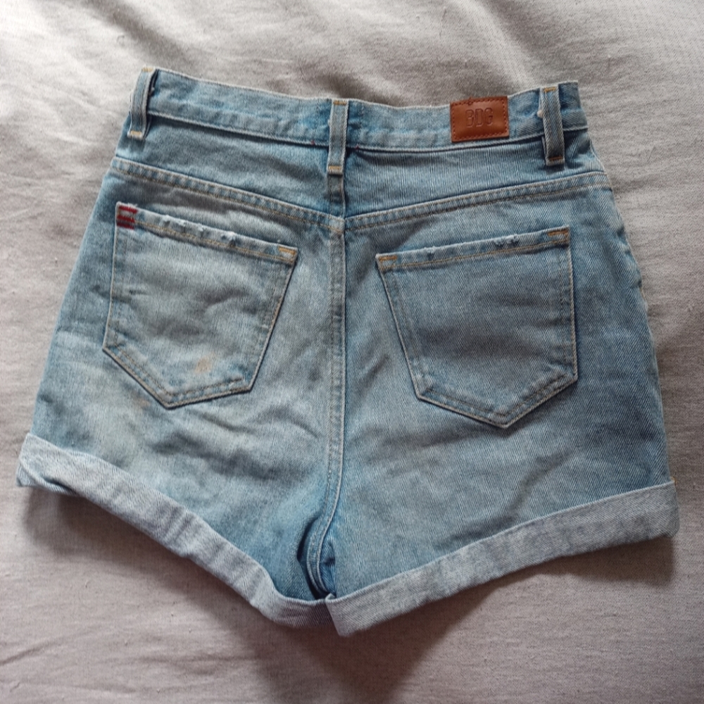 BDG HIGH RISE DENIM SHORTS - Picture 2 of 3